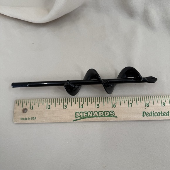 Auger Drill Bit Set for Planting Gardening 8 & 12 in Black Hex Drive Tool - Picture 5 of 8